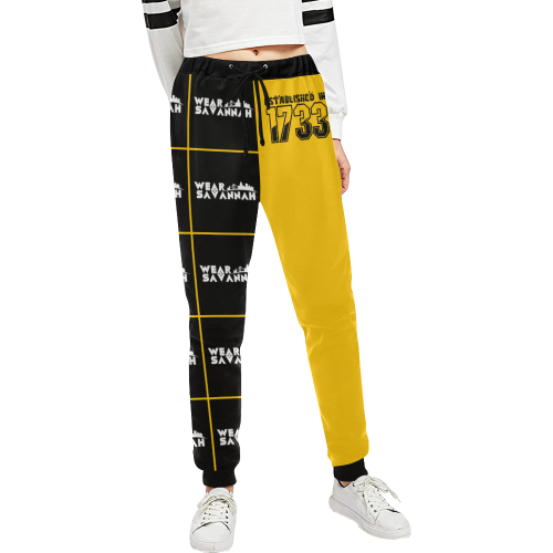 yellow sweatpants womens