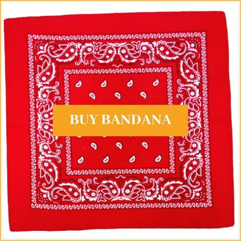 buy red bandana woman royalbandana