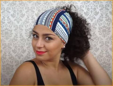 exotic head wrap scarf