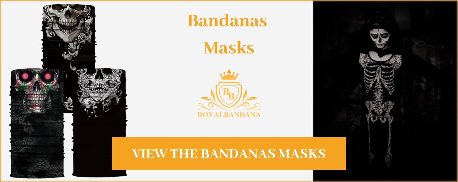 halloween buy skeleton mask bandana