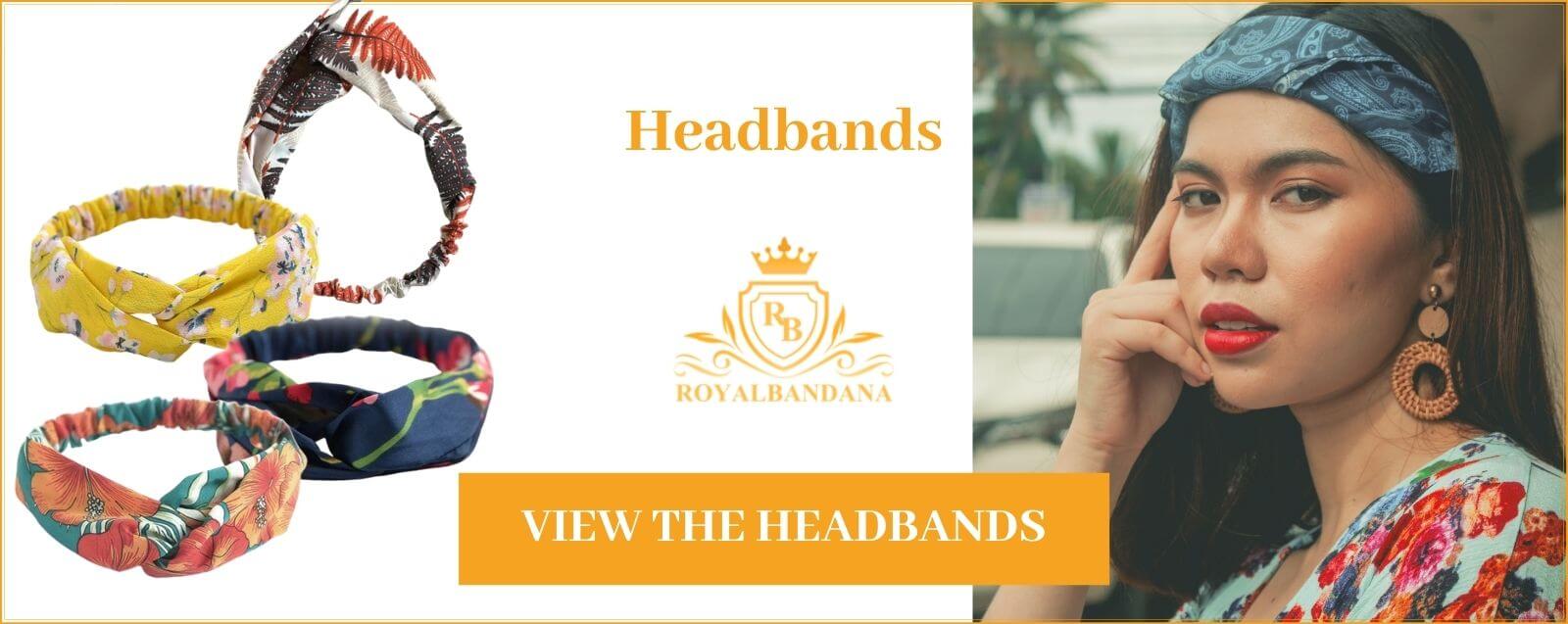 see royalbandana hairband collection