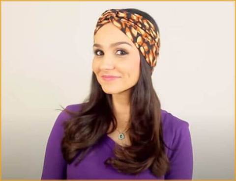 turban scarf hairstyle