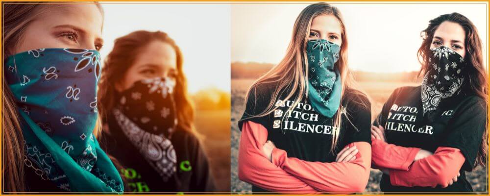 women-wearing-a-bandana-on-the-face-like-a-cowboy