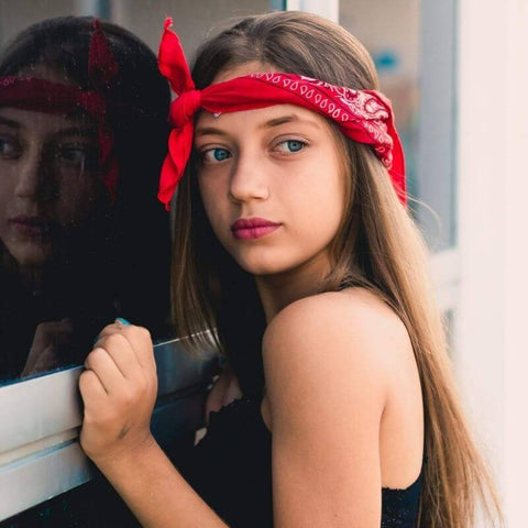 women-with-red-bandana