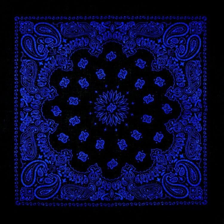 Black And Blue Bandana Royalbandana™