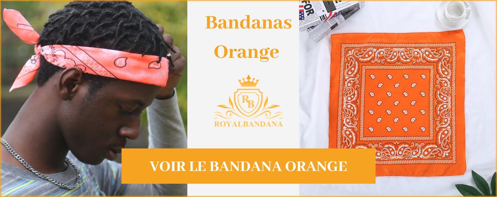 Bandeau Cheveux Noir  RoyalBandana – RoyalBandana : boutique bandana