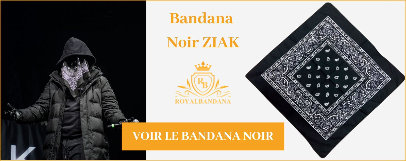 voir bandana noir ziak