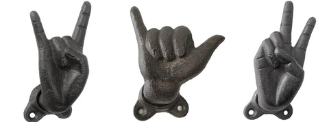 Hand Gesture Wall Hooks