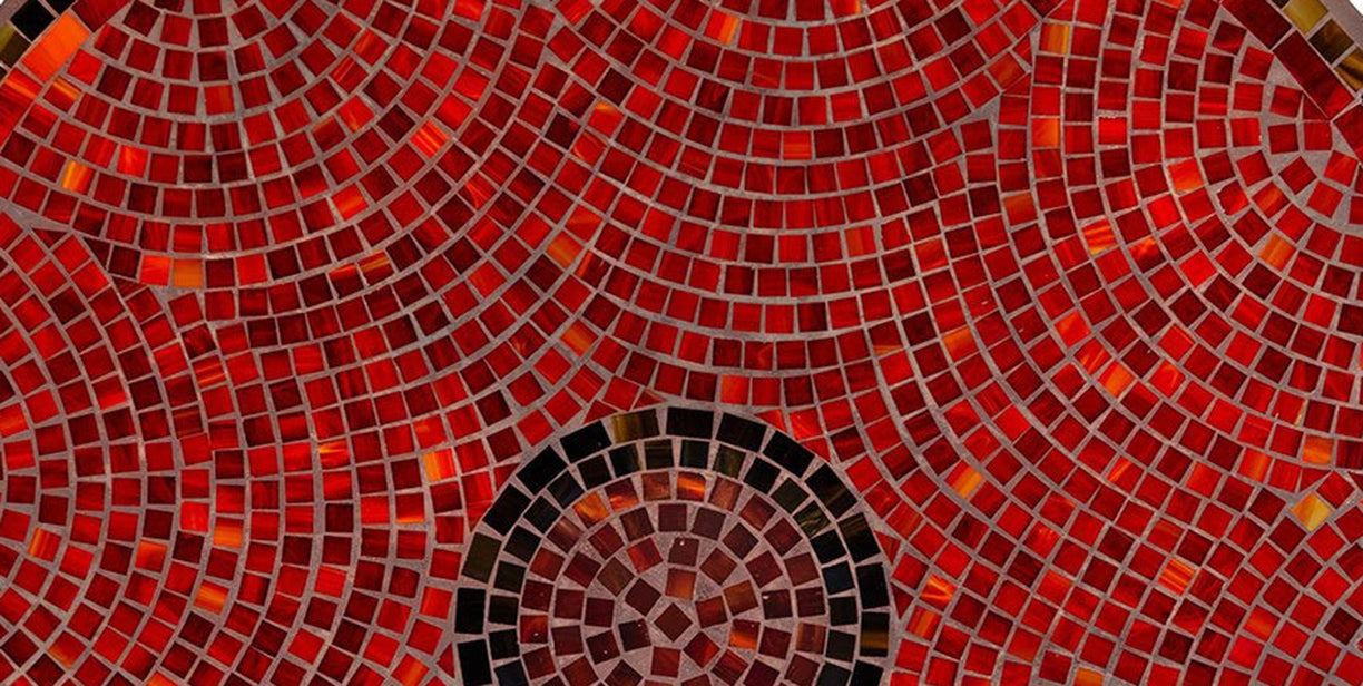 Ruby Glass Mosaic