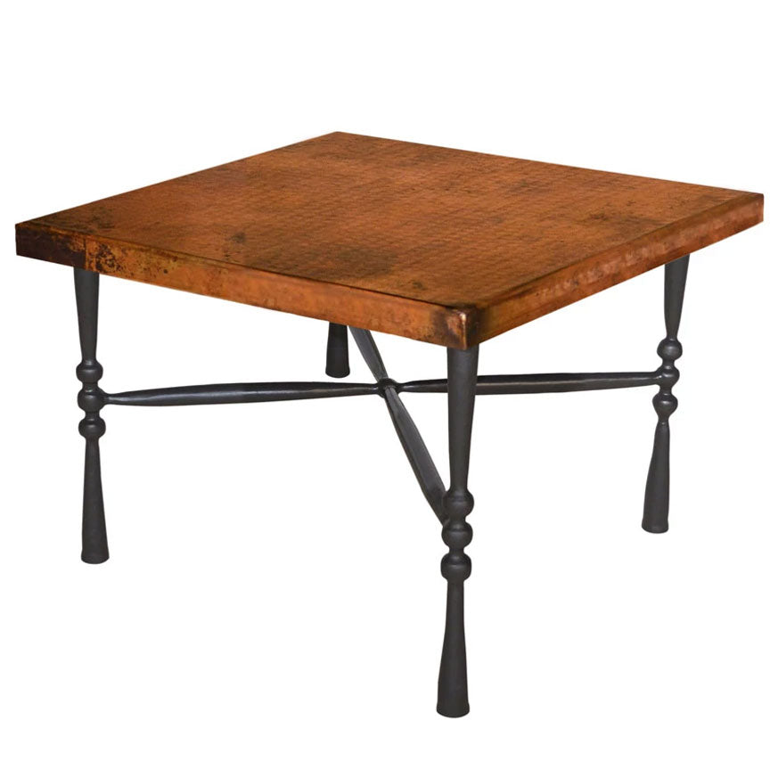 black iron accent table