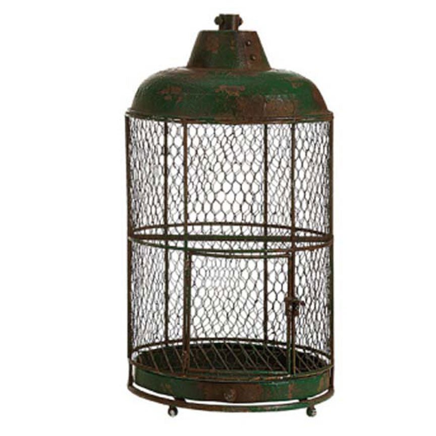 rustic bird cage