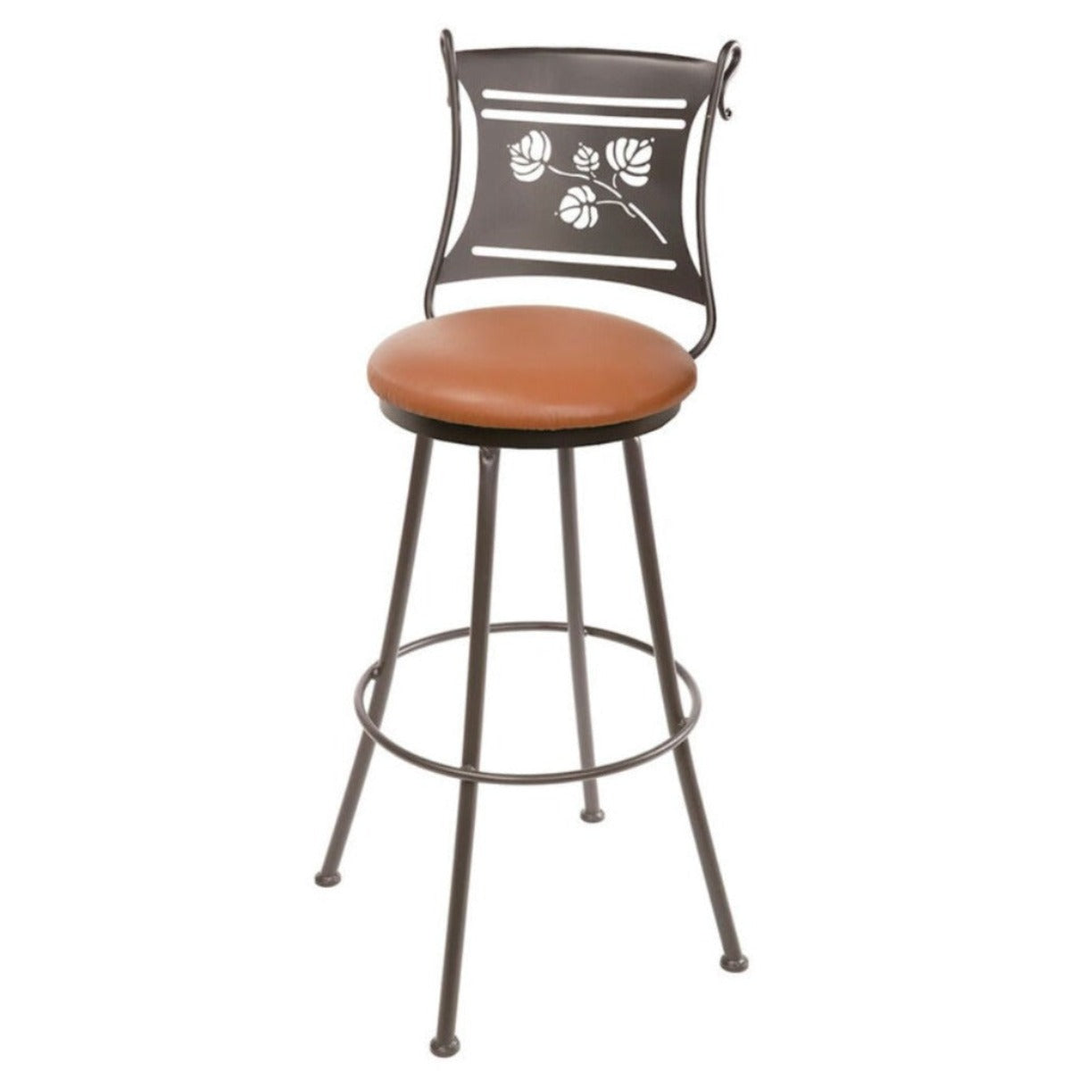 iron barstools with backs