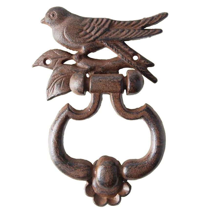 Birds Door Knocker Iron Accents