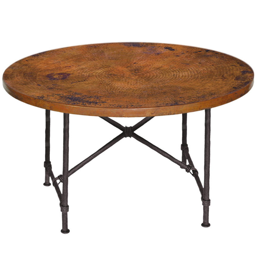 Belmont Dining Table Base 48 Iron Accents