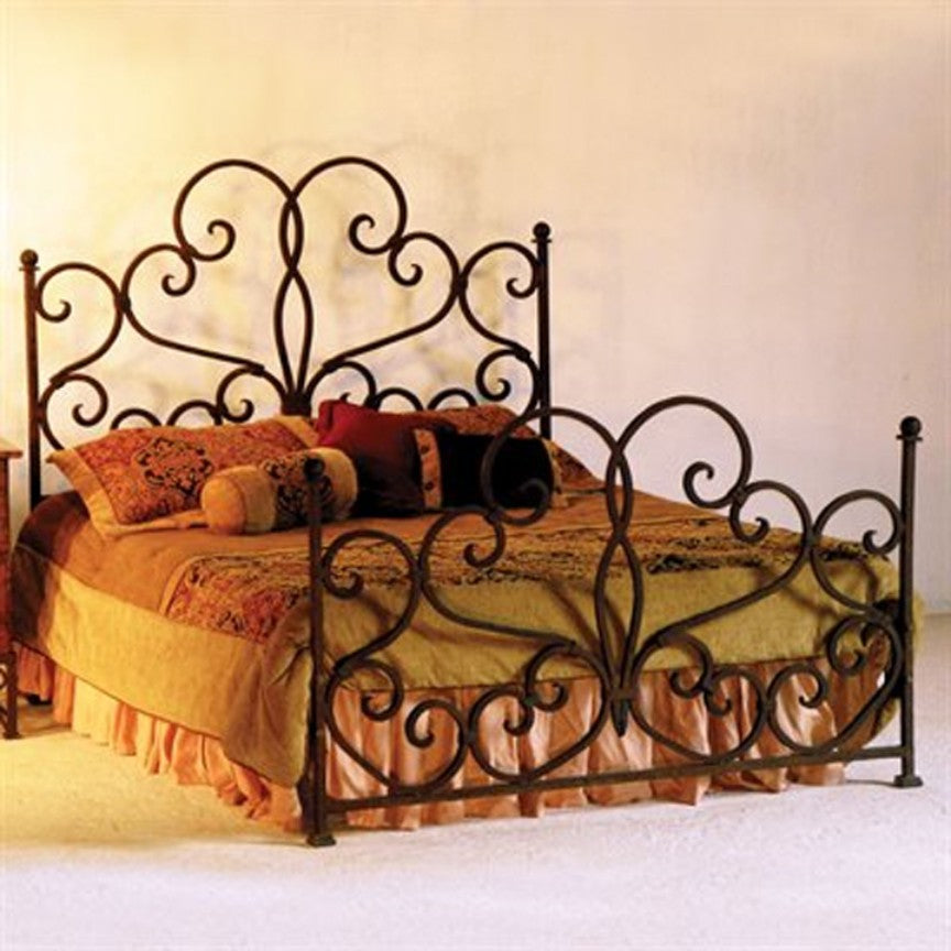 wrought iron bed full