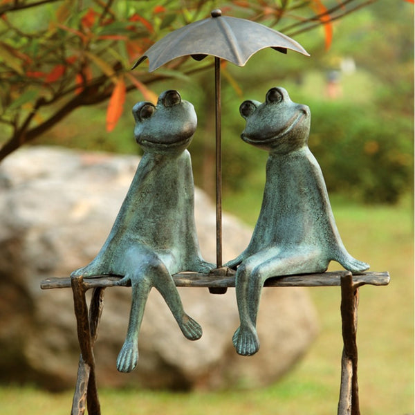 frog figurines for garden