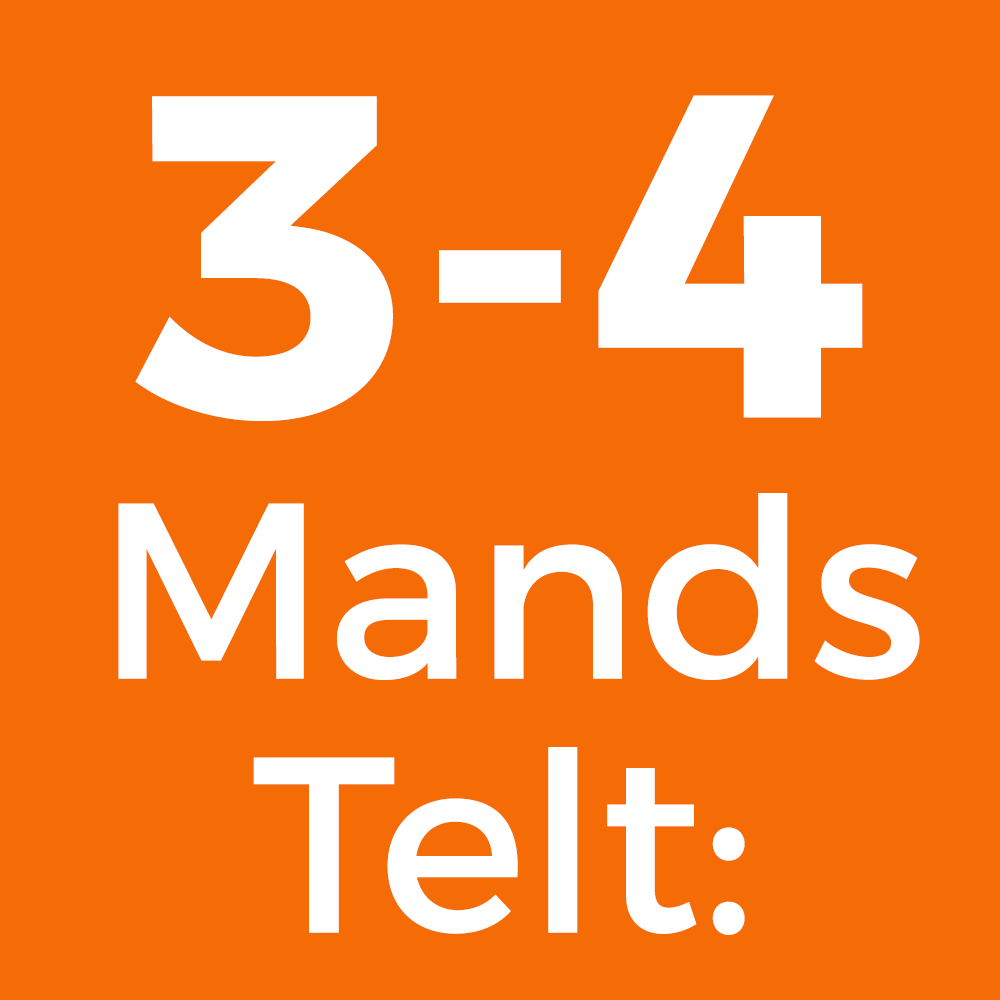 3-4-mands telt