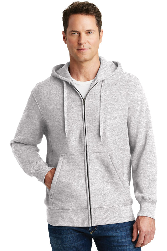 heavyweight full zip hooded sweatshirt