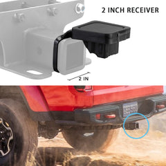2'' Towing Trailer Hitch Receiver Tube Cover Rubber Plug for Jeep Wran –  XBEEK