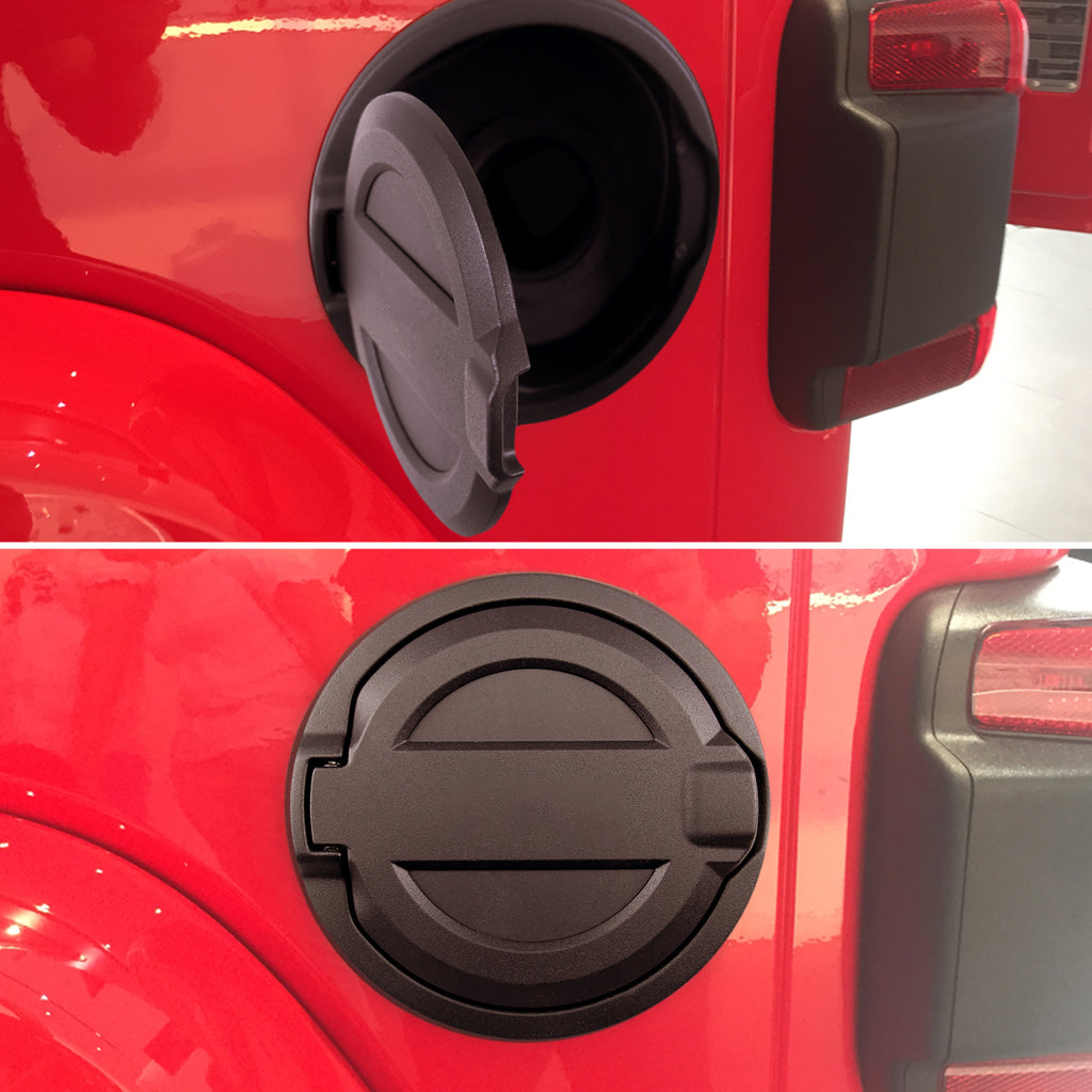Gas Cap Cover with Rubber Ring Installation Tool for 2018 2019 Jeep  Wrangler JL JLU by XBEEK