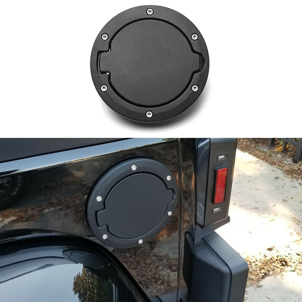 Gas Cap Cover Gas Tank Cap with Installation Tool for 2007-2017 Jeep  Wrangler JK JKU by XBEEK