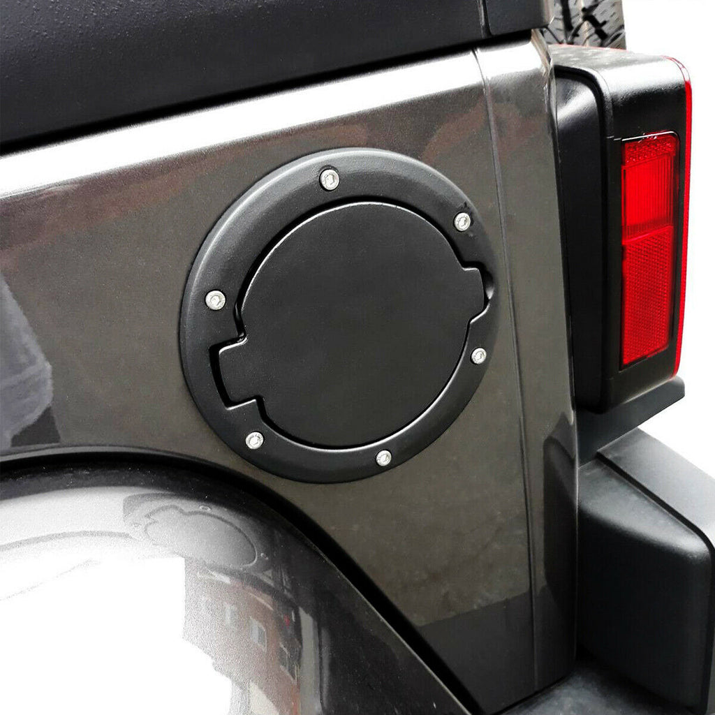 Gas Cap Cover Gas Tank Cap with Installation Tool for 2007-2017 Jeep  Wrangler JK JKU by XBEEK