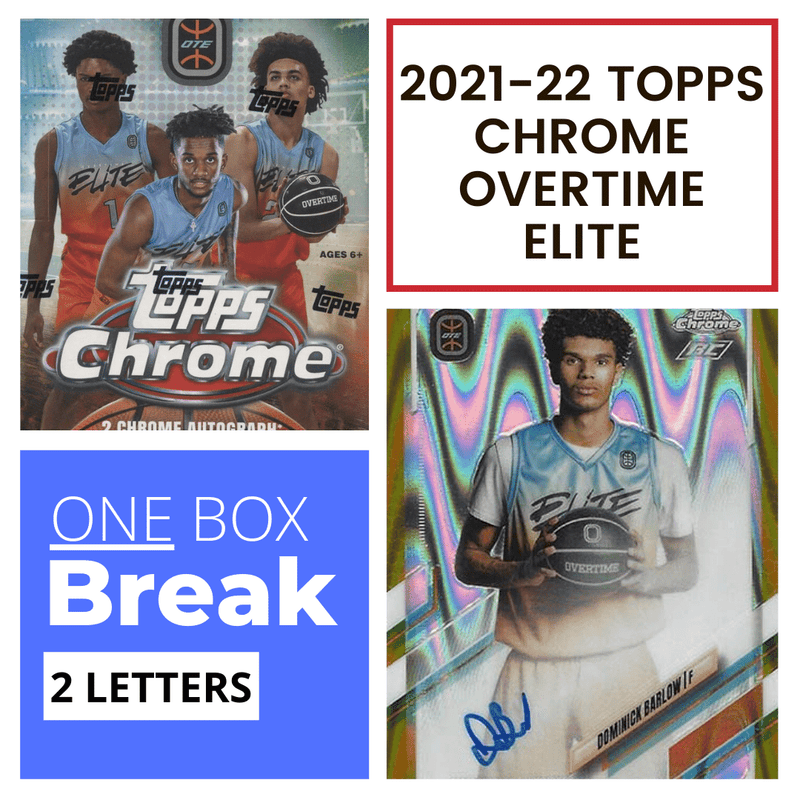 202122 Topps Inception Overtime Elite Basketball Hobby Box Letter Bre Underdog Collectibles