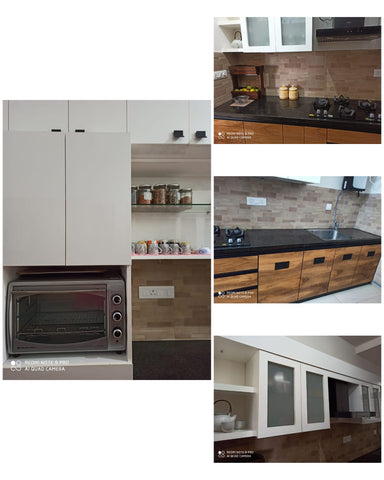 Collage of kitchen