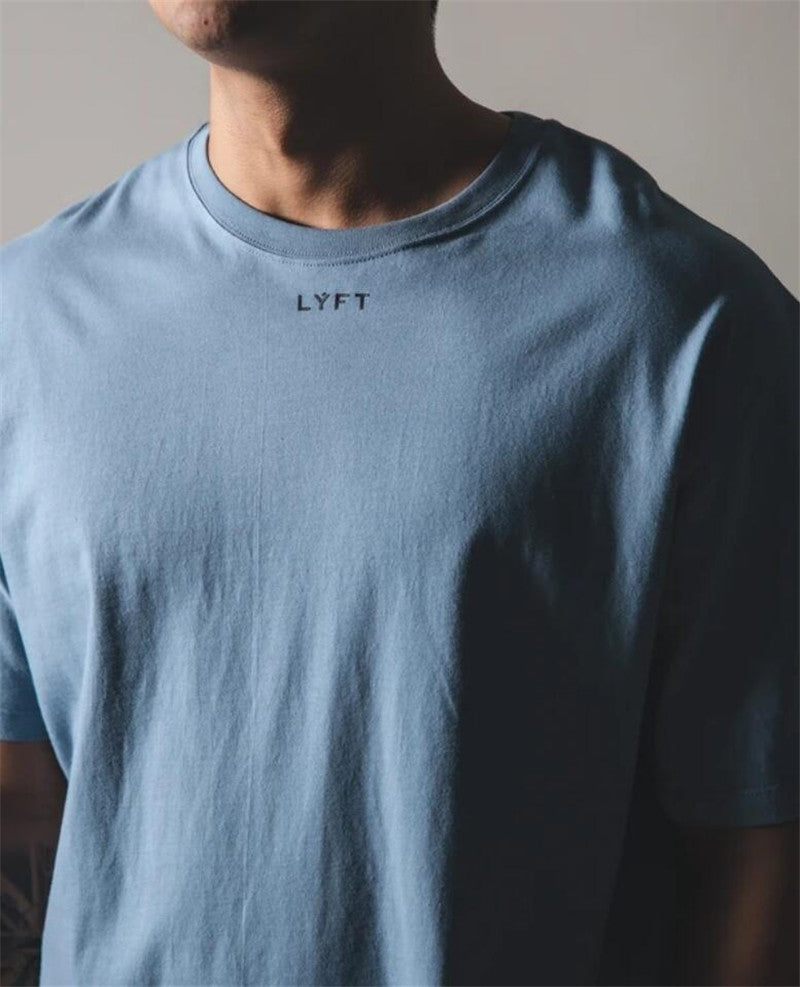 BORN TO LÝFT - T-Shirt L.Blue Long