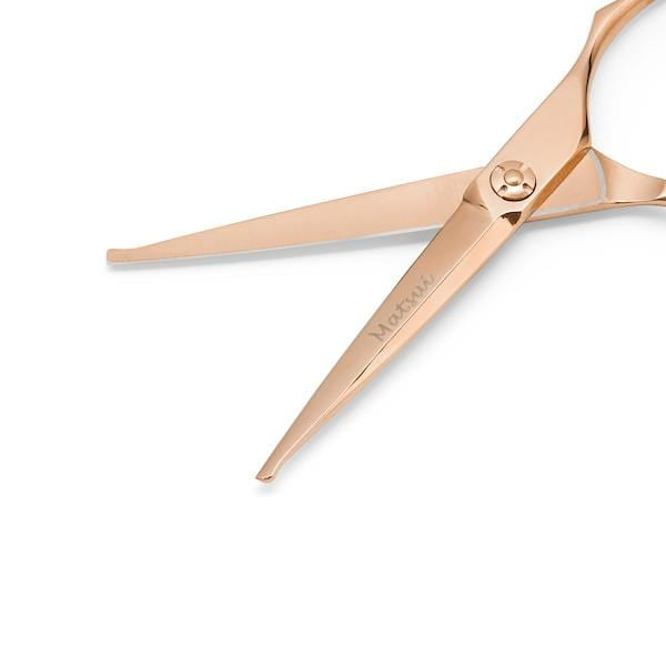 2019 Matsui Matte Rose Gold Ball Tip Cutting Scissor - Grooming