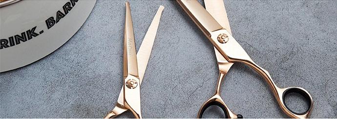 The Best Rose Gold Matsui Precision Hair Scissors, Premium Hairstylist Triple Set