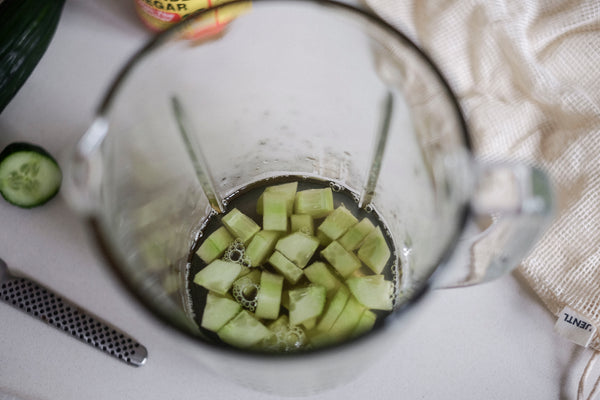 natural toner recipe - Organic green tea & cucumber toner