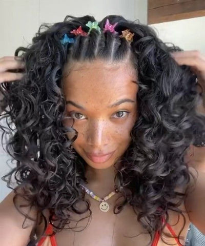 Mini twists and butterfly clips