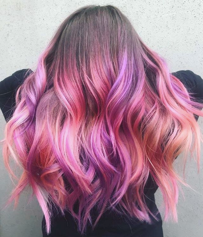 Now trending: colorful hair