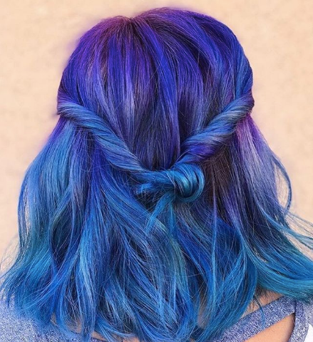 Now trending: colorful hair