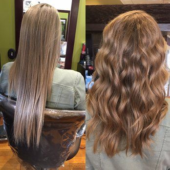 long, very full perm style  Long hair perm, Permed hairstyles, Perm