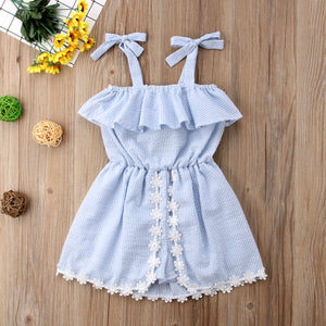 baby girl blue romper