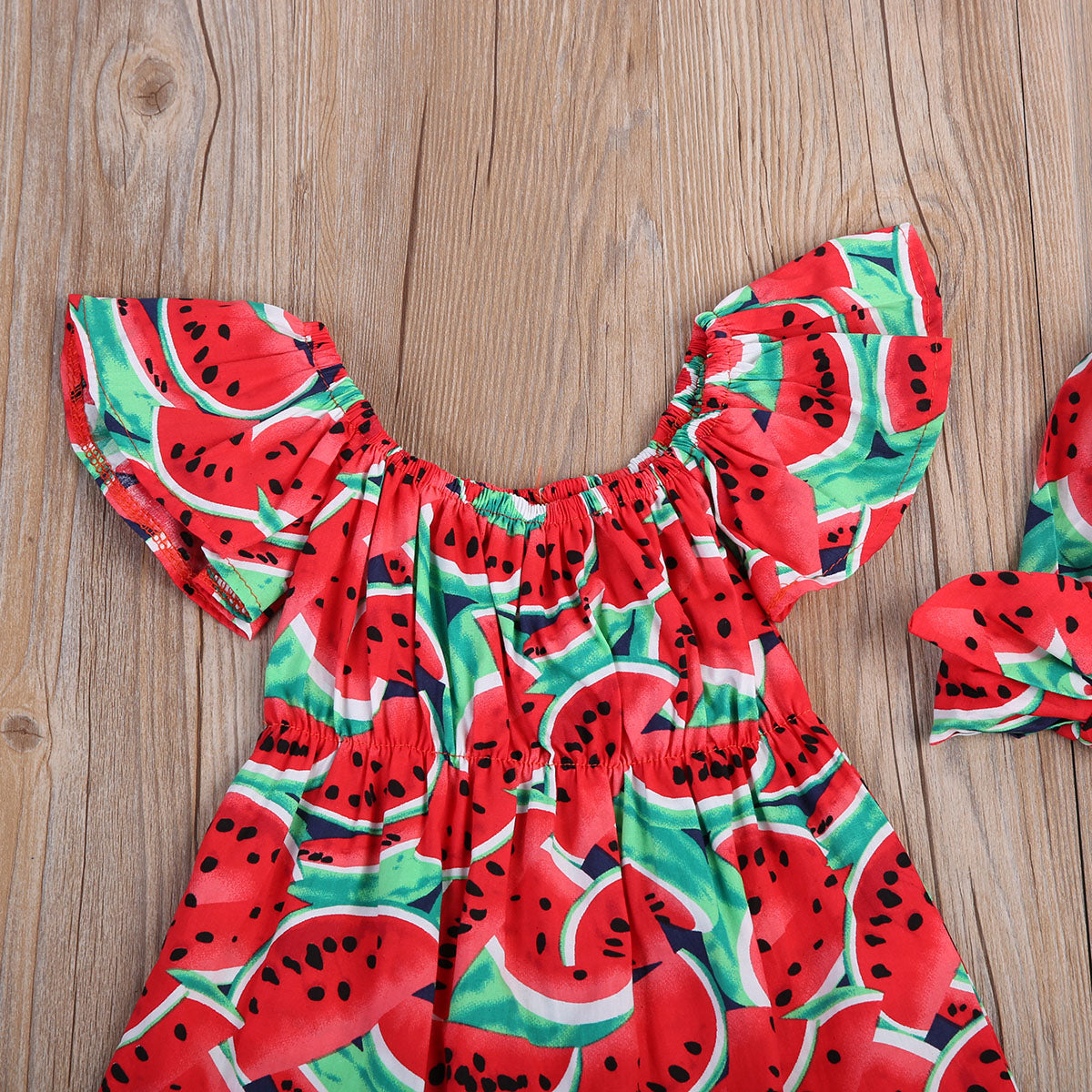 baby girl watermelon romper