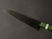 Grimm Knives - Stainless Steel - 210mm Gyuto - Green Spalted Hackberry & Acrylic Handle