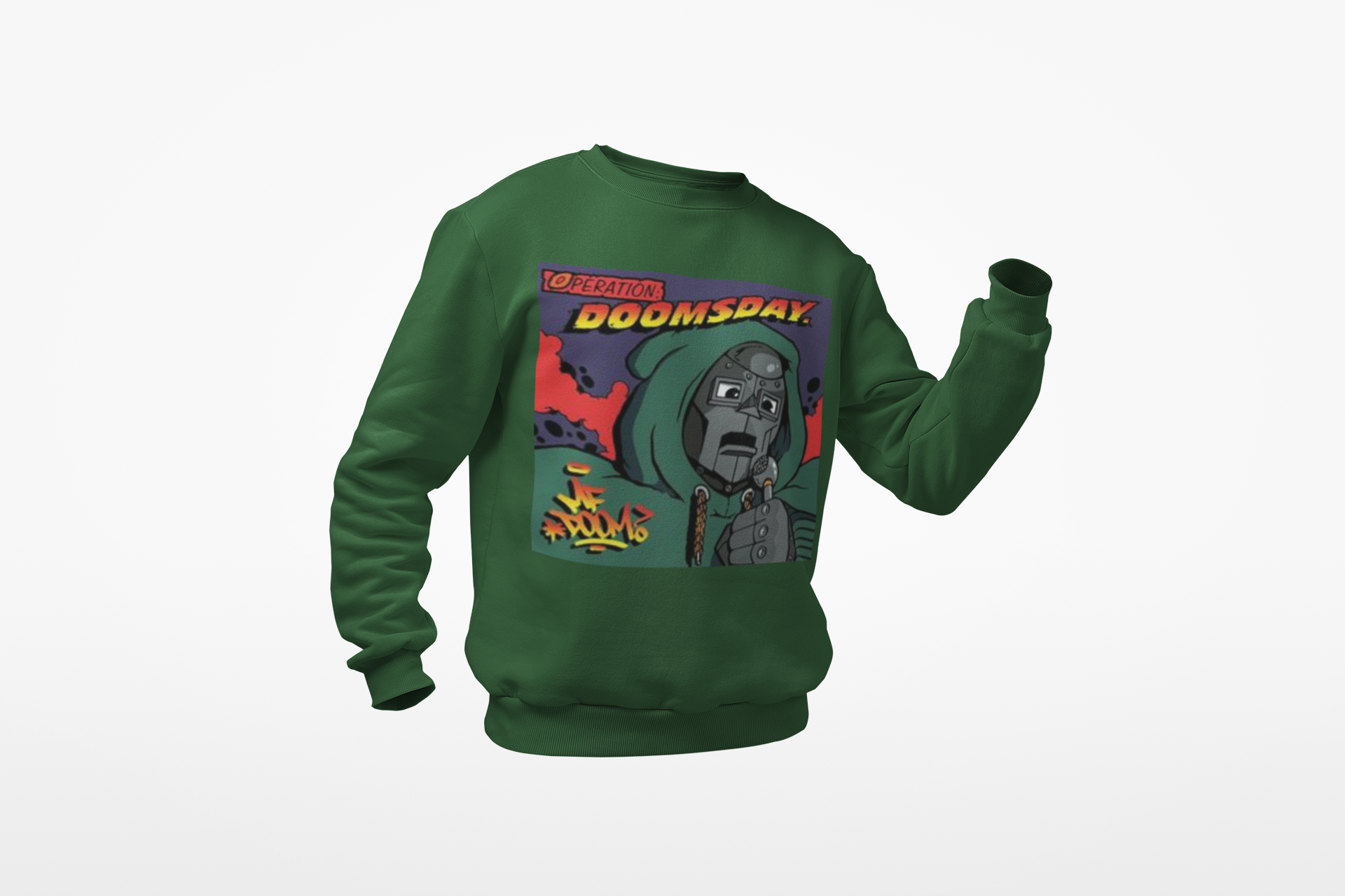 MF Doom - Hip Hop Long Sleeve Sweatshirt - 5 Colors Rapper CLothing