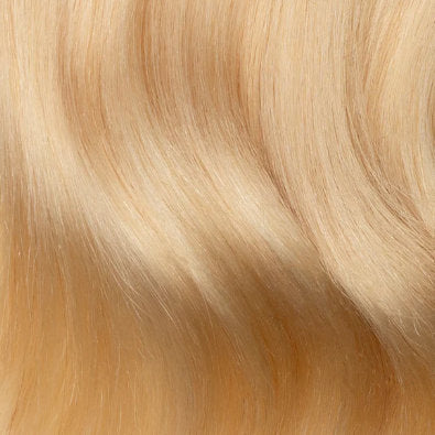 #613 Bleached Blonde clip in hair extensions 1