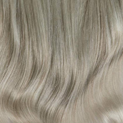 16 inch hair extensions Silver