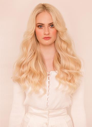 Tape Hair Extensions Light Blonde 2