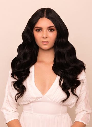 Tape Hair Extensions Natural Black 2
