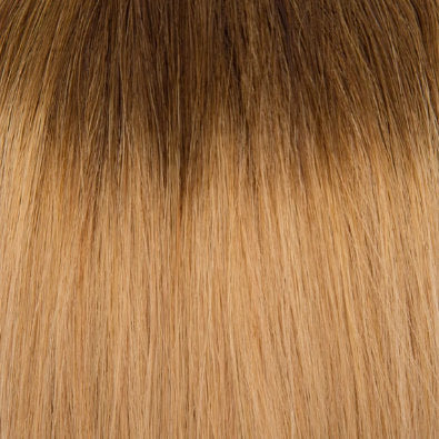 weft hair extensions #T4/24+T8/24 Ombre