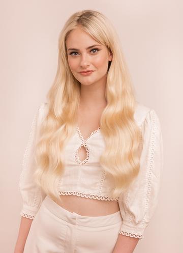 24 inch Hair Extensions 60 Light Blonde