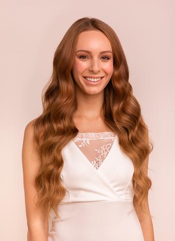 24 inch Hair Extensions Light Chestnut Brown