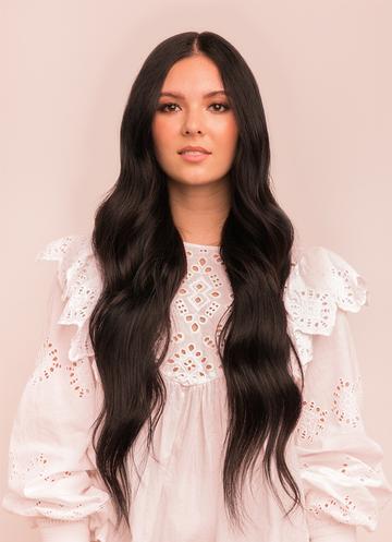 24 inch Hair Extensions Natural Black