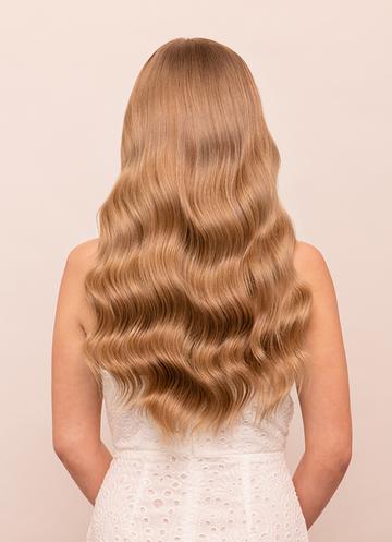 One Piece Volumizer Hair Extensions Golden Blonde