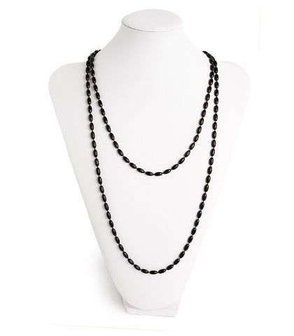 necklaces charleston midnight bead rice necklace